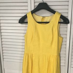 J crew linen blend spring break dress